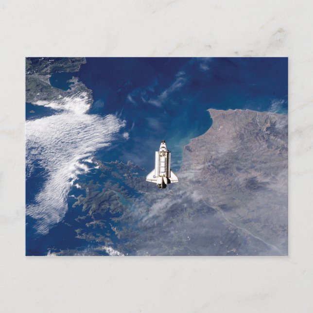 NASA Space Shuttle Endeavour STS-113 Earth Orbit Postcard (Front)