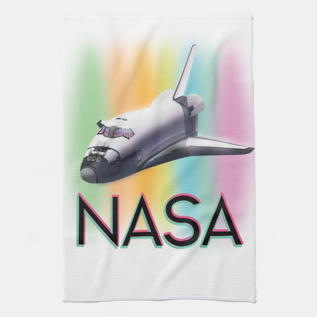 NASA Space Shuttle Kitchen Towel (Vertical)