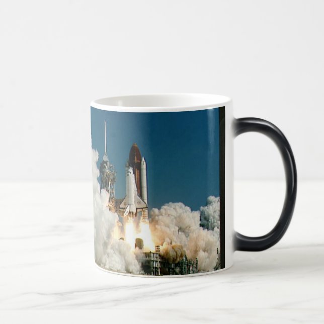 NASA Space Shuttle launch, Rocket Mug (Right)