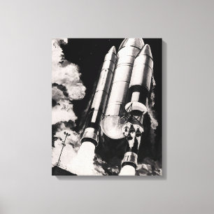 NASA Space Shuttle Launch Vehicle Artist Concept Canvas Print