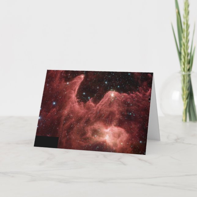 NASA Spitzer Telescope Eagle Nebula Card (Front)