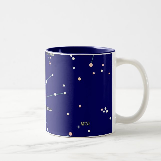 NASA Star Map Two-Tone Coffee Mug (Right)