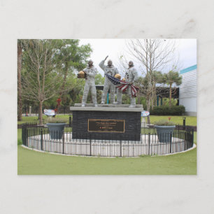 Nasa Statue  The Eagle Has Landed  Postcard