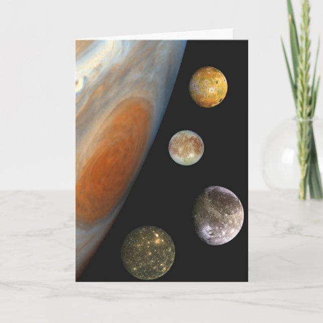 NASA / The Jovian System. Card (Front)