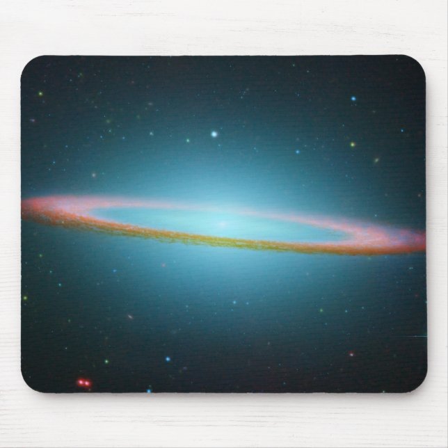 NASA - The Sombrero Galaxy in Infrared Light Mouse Pad (Front)