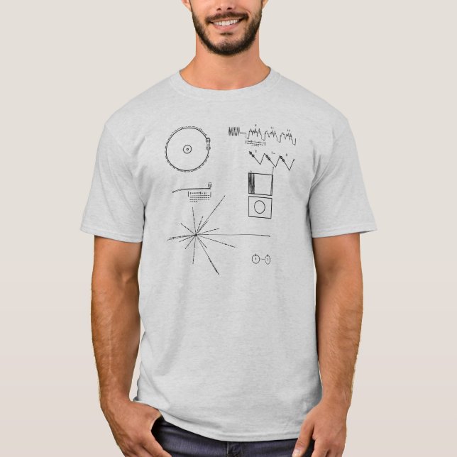 NASA Voyager Golden Record T-Shirt (Front)