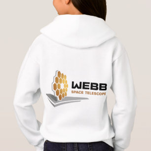 NASA Webb Space Telescope Rocket White Kids’