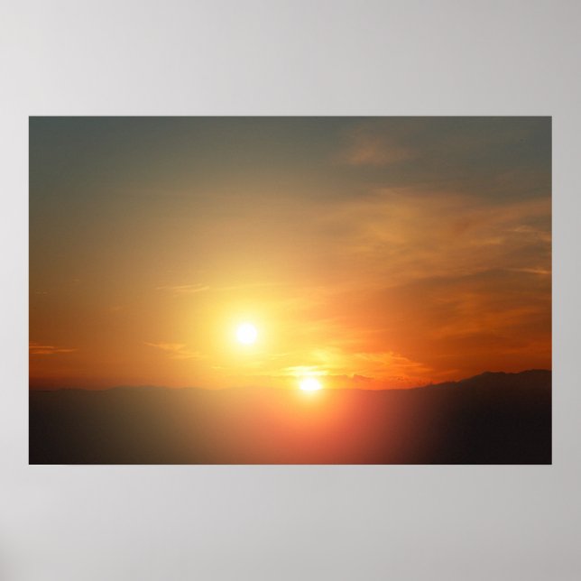 NASAs Alien sunset Poster (Front)