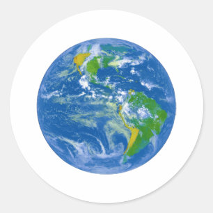 NASAs Big Blue Marble Classic Round Sticker