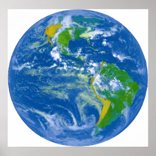 NASAs Big Blue Marble Poster