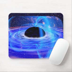 NASA's Blue Black Hole Mouse Pad