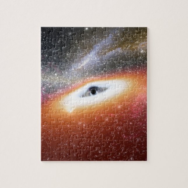 NASAs Massive Black Hole Jigsaw Puzzle (Vertical)