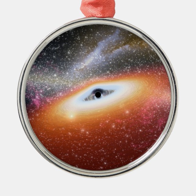 NASAs Massive Black Hole Metal Ornament (Front)