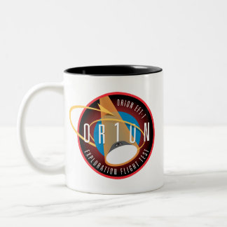 NASA's Orion EFT-1 Flight Official Mission Patch Two-Tone Coffee Mug