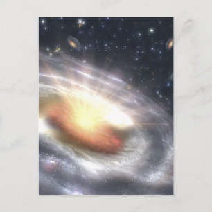 NASAs Quasar Black Hole Postcard