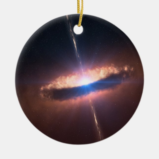 NASAs SIG10-012  Disc Galaxy Ceramic Ornament (Front)