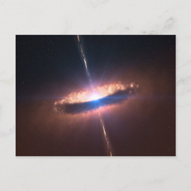 NASAs SIG10-012  Disc Galaxy Postcard (Front)