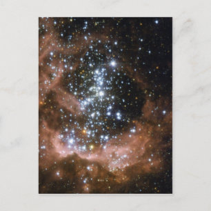 NASAs Triangulum galaxy space Hubble photo Postcard