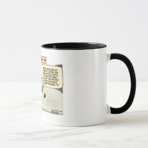 NASCAR cartoon coffee mug