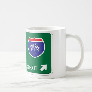NASCAR Next Exit Coffee Mug