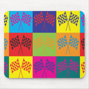 NASCAR Pop Art Mouse Pad