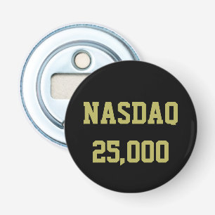 NASDAQ 25000 Stock Market Celebration Bottle Opener