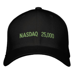 NASDAQ 25000 Stock Market Celebration Embroidered Hat