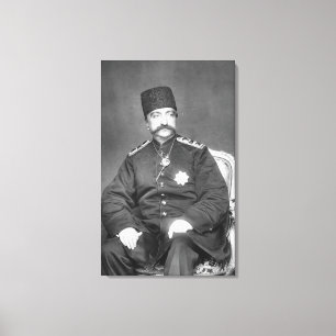 Naser al-Din Shah Qajar of Persia Canvas Print