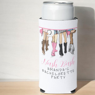 Nash Bash Nashville Bachelorette Personalized Seltzer Can Cooler