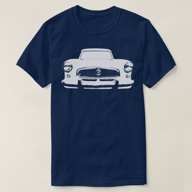 Nash Metropolitan 1950s classic monoblock white T-Shirt (Design Front)