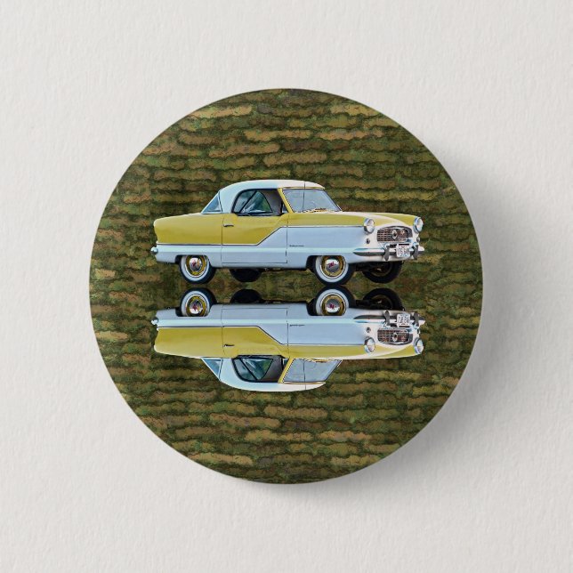 Nash Metropolitan 2 Inch Round Button (Front)