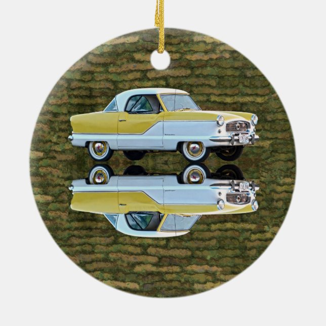 Nash Metropolitan Ceramic Ornament (Back)