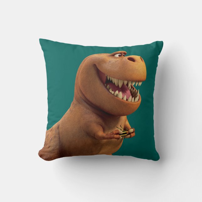 Nash With Bug Throw Pillow (Front)