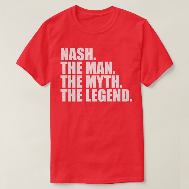 NashNash Name Nash given name T-Shirt (Design Front)