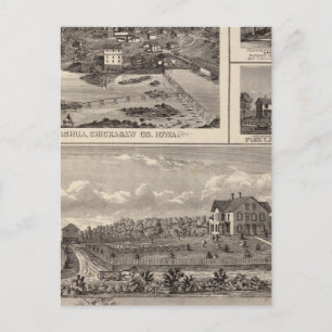 Nashua farm and residence postcard