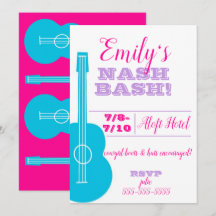 Nashville/Austin Bachelorette Party Invitation