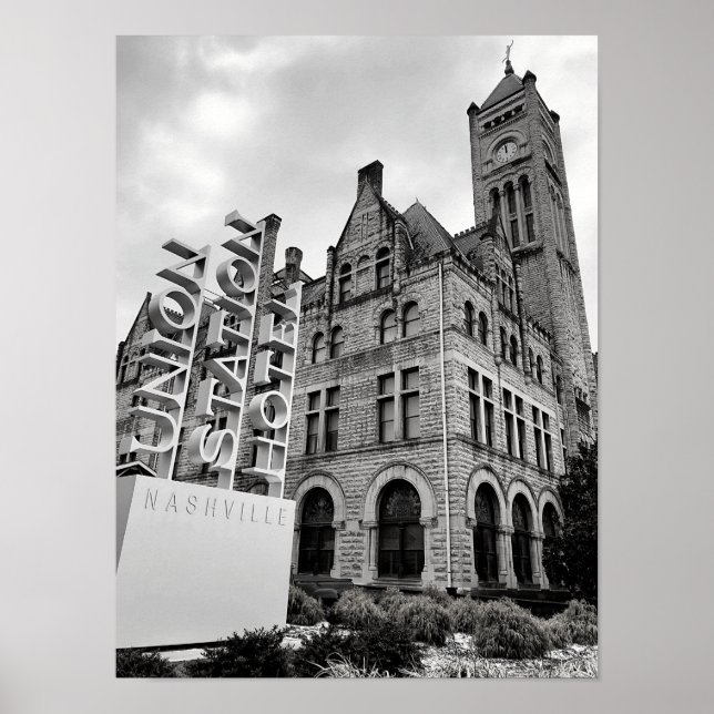 Nashville black and white poster (Front)