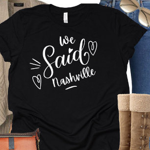 Nashville Bridal Party Bridesmaid Shirt