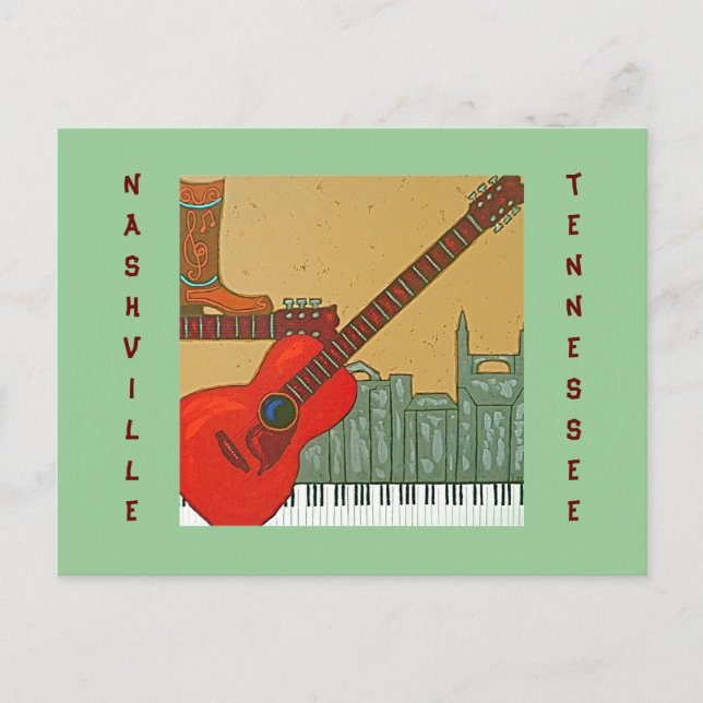 Nashville, carte postale de TN (Devant)