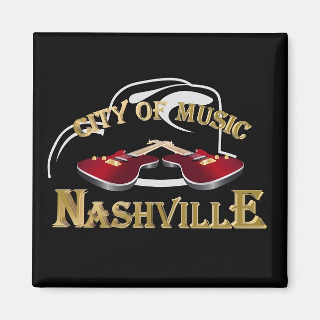 Nashville. City of music Magnet (Front)
