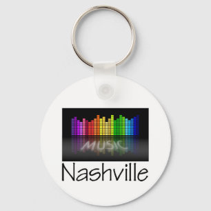 Nashville Equalizer Keychain