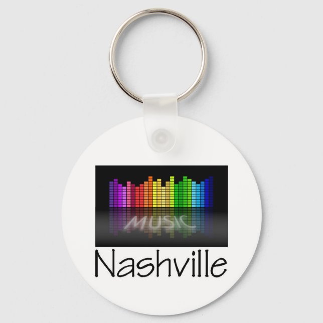 Nashville Equalizer Keychain (Front)