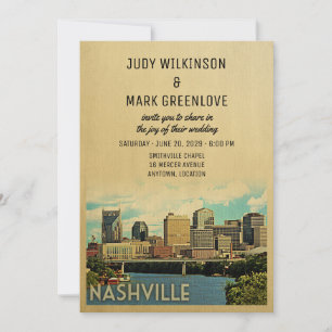 Nashville Faire-part de mariage Tennessee
