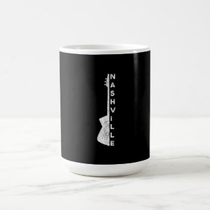Nashville Guitar Country Music Lovers Gifts Magic Mug