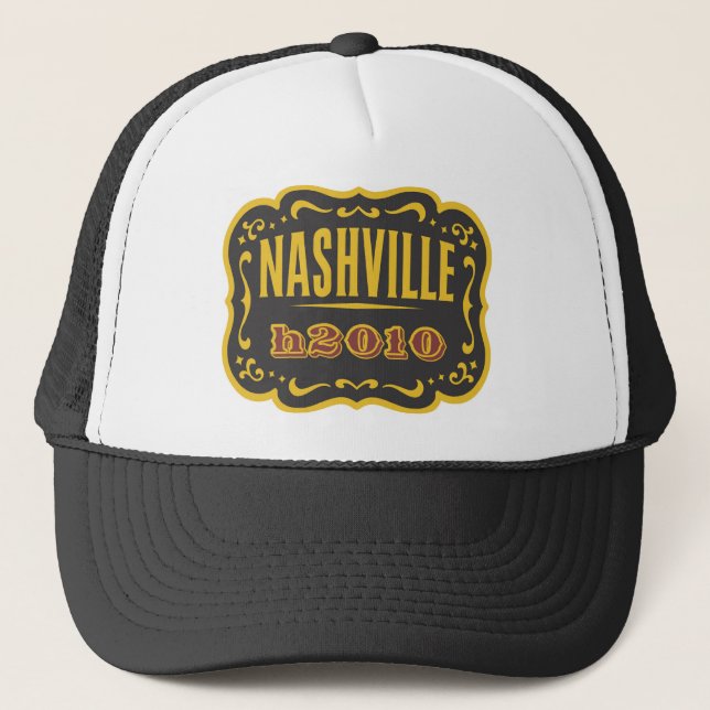 nashville h2010 trucker hat (Front)