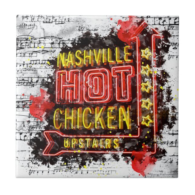 Nashville Hot Chicken Tile (Front)