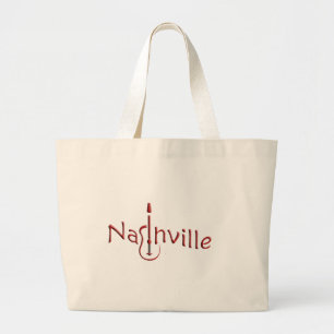 nashville large tote bag