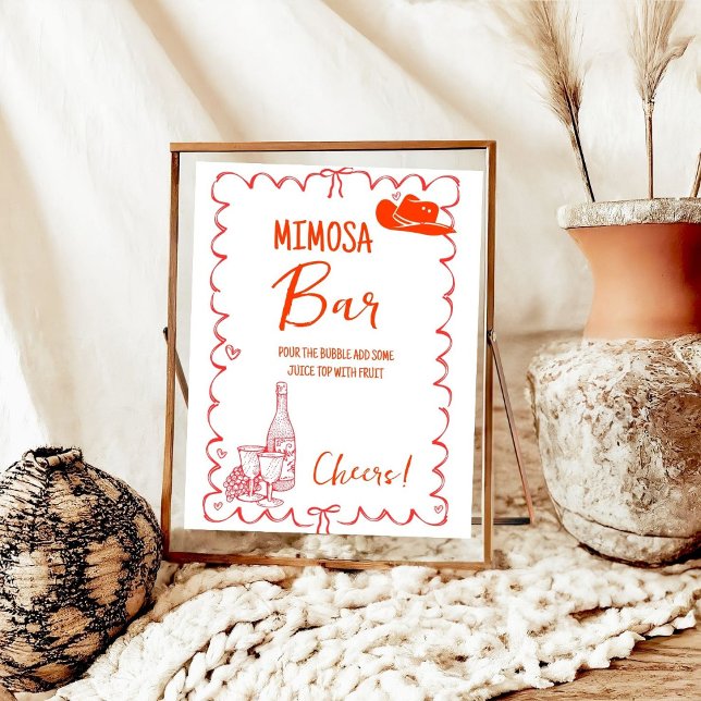 Nashville Last Rodeo Mimosa Bar Table Sign (Creator Uploaded)