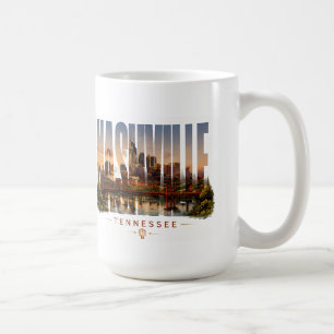 🎸 Nashville Luxury Editorial Skyline Style 🎸 Coffee Mug