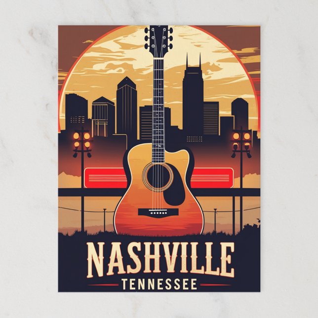 Nashville Music City Postcard (Creator Uploaded)